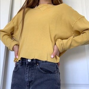 Brandy Melville yellow long sleeve